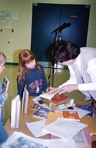 Kids love signed books